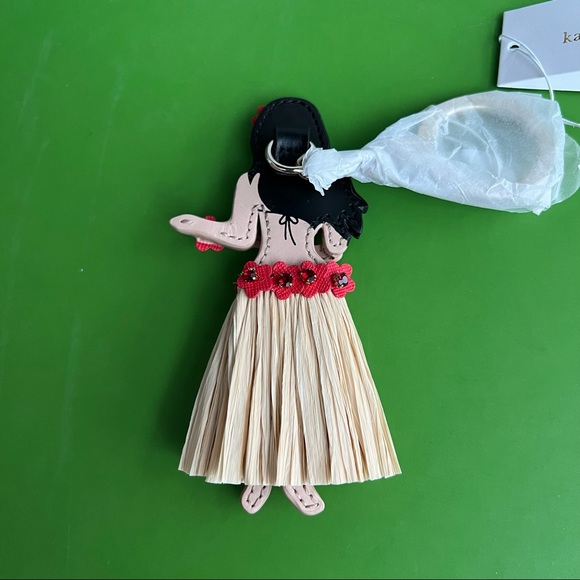 Kate Spade Key Fob Hula Girl - Picture 2 of 3